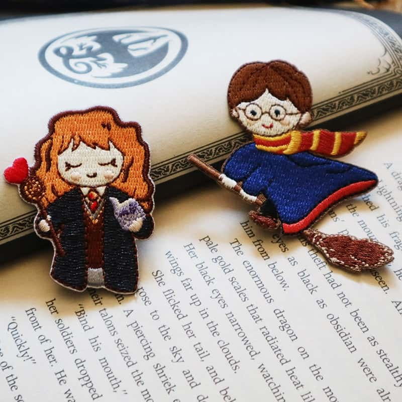 Pudding Case Harry Potter Embroidered Patches