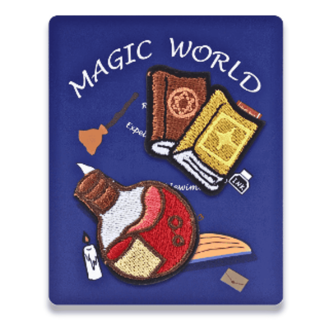 Pudding Case Harry Potter Embroidered Patches