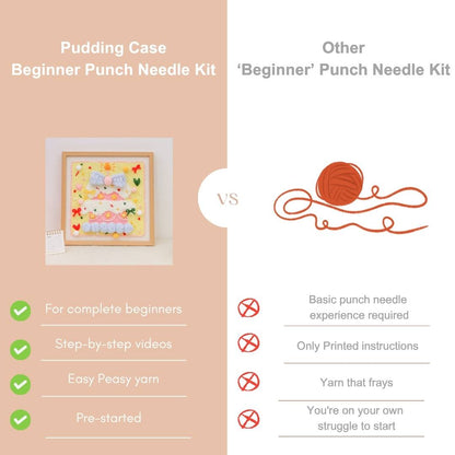 Beginner Birthday Cake Needle Punch Kit - Easy Diy Gift