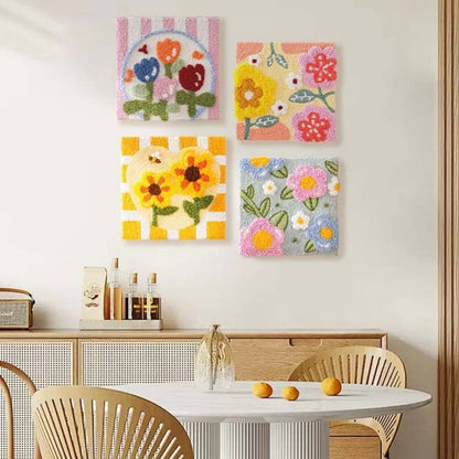 [Pre-order] Beginner Punch Needle Embroidery Kit - Easy DIY Honey Sunflower