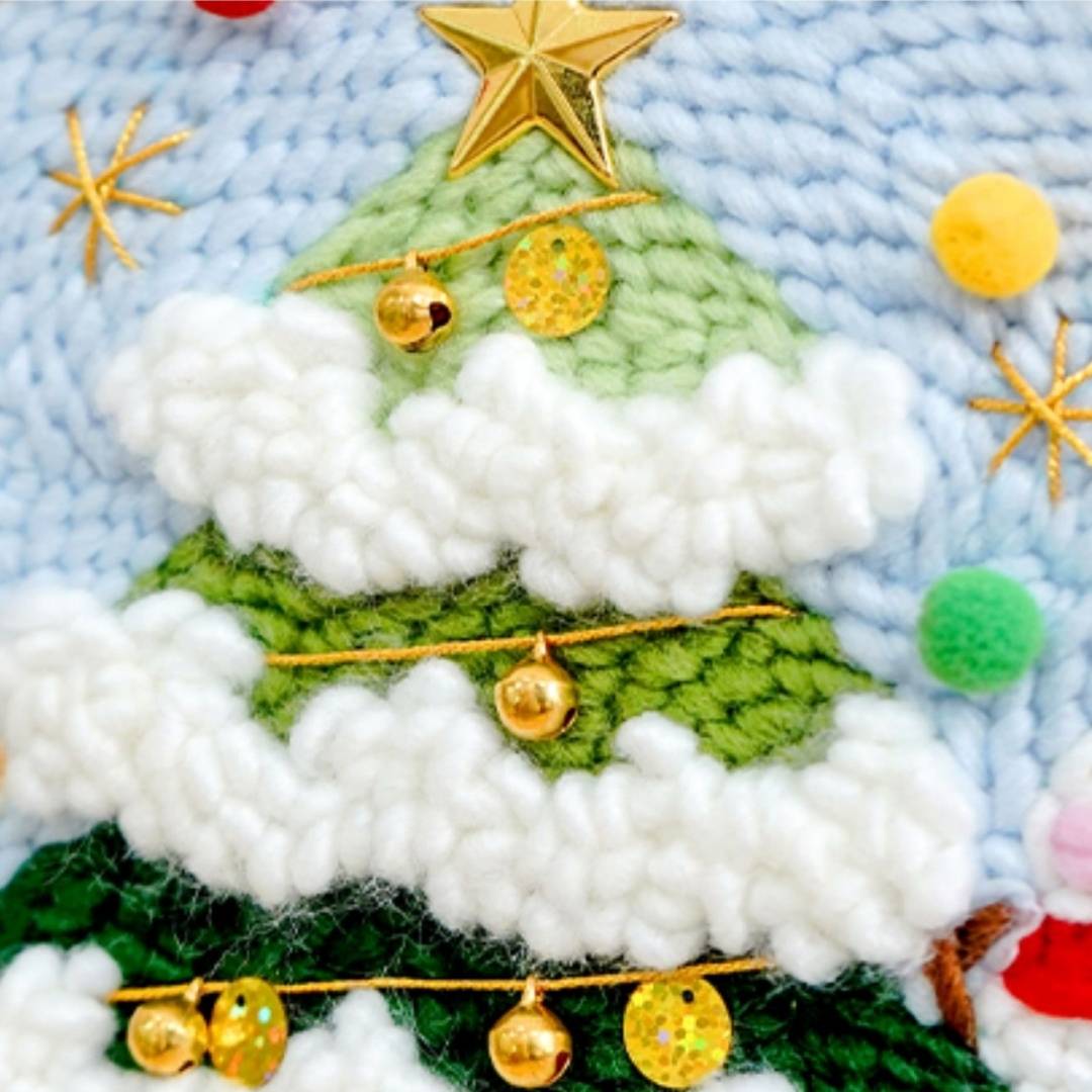 Xmas Punch Needle Kit Collection - Easy for Beginners Christmas Gift