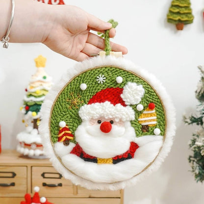 Xmas Punch Needle Kit Collection - Easy for Beginners Christmas Gift